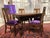 Art Nouveau Dining Chairs with Purple Velvet Upholstery, 1890s, Set of 4 For Sale - Image 6 of 8