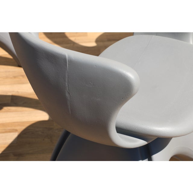 Vintage Set of 6 John Gale Rotocast Plastic Swivel Armchairs | Space Age 1960s For Sale - Image 12 of 18