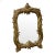 Vintage Syroco Gold Wall Mirror Ornate Hollywood Regency Rococo For Sale