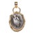 A Greek Stater Silver [Coin] of a Turtle W/ 18k Gold Trim & Orbs For Sale