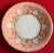 English Large Aynsley Pink & Gold Foliage English Bone China Porcelain 10 3/4" Charger Plate or Round Serving Platter For Sale - Image 3 of 6
