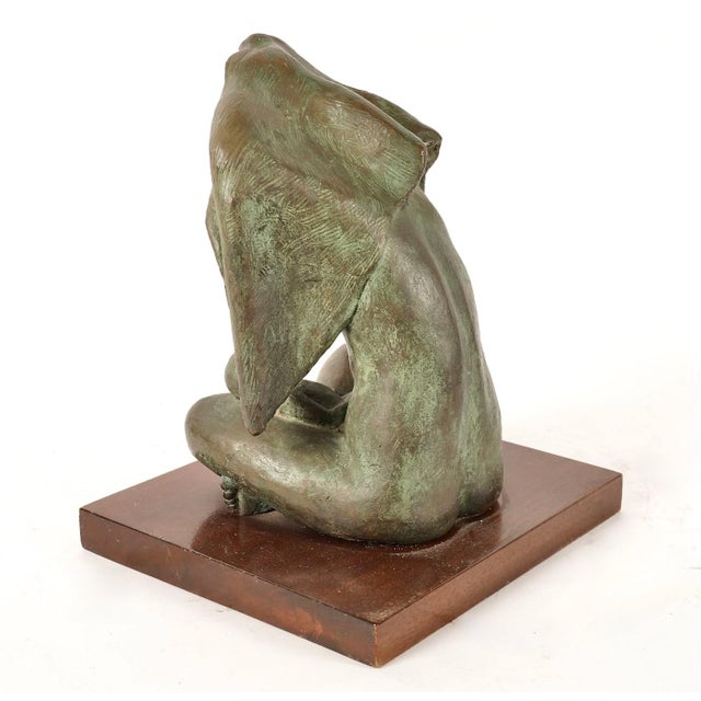 Mexican Bronze Sculpture of Mother and Child, Jose Kuri-Brena (Mexican, 1914-2004): For Sale - Image 3 of 7