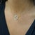 2010s 1/2 Carat Diamond Pave Circle & Bar Toggle 14k Yellow Gold Pendant Necklace For Sale - Image 5 of 6