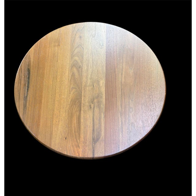 1970s McM Walnut Arthur Umanoff Attb’ Spindle Side Table Vintage For Sale - Image 5 of 7