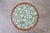 Wood 1960s Attributed Jane and Gordon Martz Teal Coin Tile Side Table For Sale - Image 7 of 9