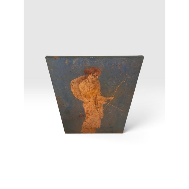 Grand Tour Vintage Greco-Roman Diana the Huntress Fresco-Style Wall Art For Sale - Image 3 of 5