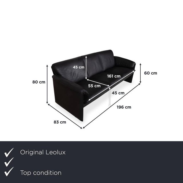 with the Leolux Bora, you're bringing a true design classic from the Netherlands into your living room. This three-seater...