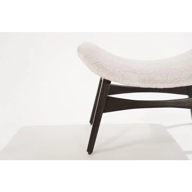 Danish Modern Walnut Footstool, C. 1950s For Sale - Image 10 of 13