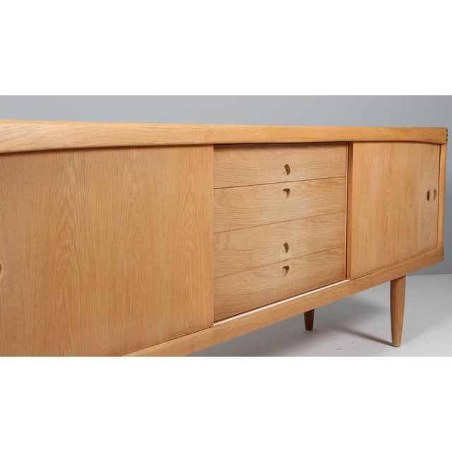 Mid-Century Scandinavian Oak Sideboard by Henry Walther Klein for Bramin, 1950s For Sale - Image 10 of 13