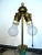 Vintage German Glazed Ceramic & Brass Figurine Lamp, 1920s For Sale - Image 15 of 18