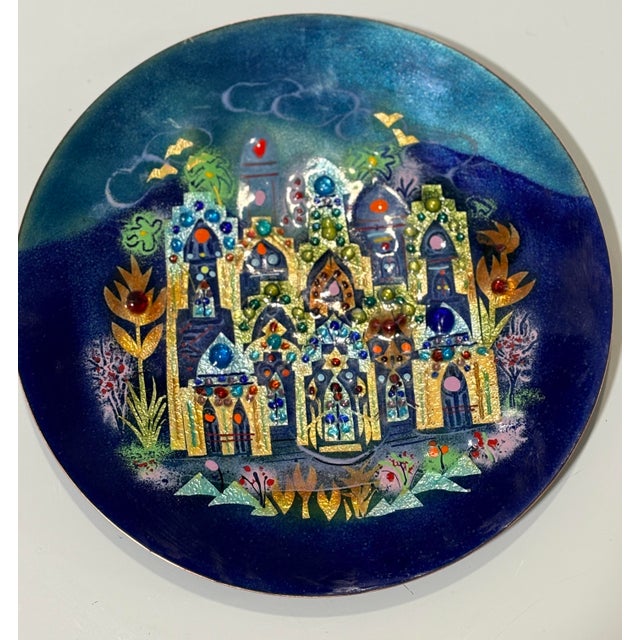 1970s Agi Vardi Israeli Art Plate - Kibbutz Givat Haim - Hand Signed For Sale - Image 4 of 7