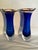 Mid 20th Century Pair of Mid 20th Century Sabina Glass Art Vases For Sale - Image 5 of 7