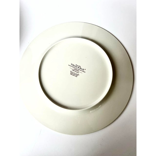 Contemporary Villeroy & Boch Marble Pattern Charger Plates - Set of 8 For Sale - Image 3 of 8