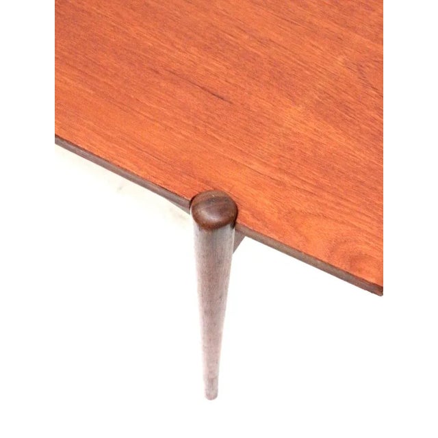 Coffee Table with Reversible Teak and Formica Top, 1960s, in Good conditions. Designed 1960 to 1969