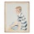 Portrait of a Young Man in Striped Shirt, Original Oil Painting, Signed 1964 by Paul Sorel For Sale