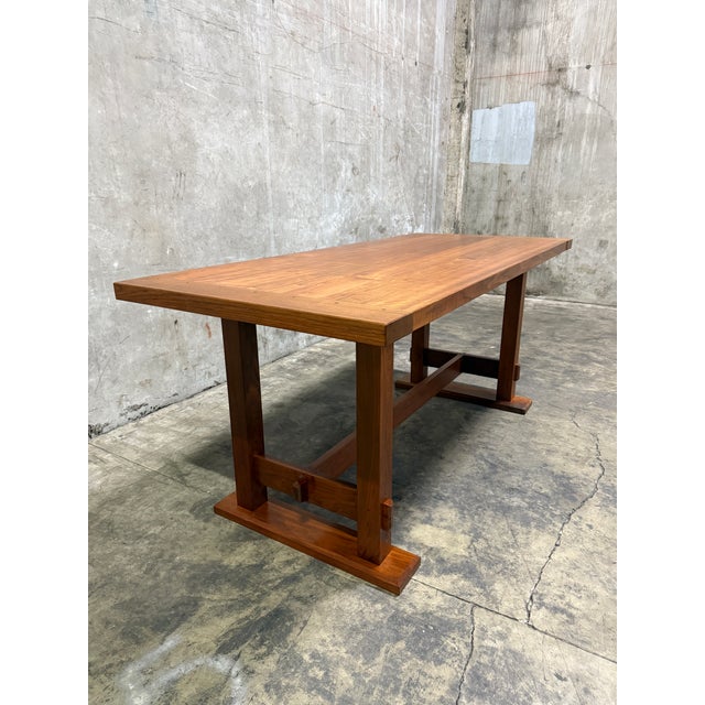 American Uhuru Design High-Top Table in Walnut — Commissioned for George Clooney, 2010, Brooklyn Ny For Sale - Image 3 of 13