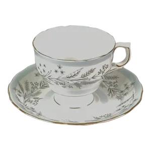 1940s Colclough Bone China Teacup and Saucer