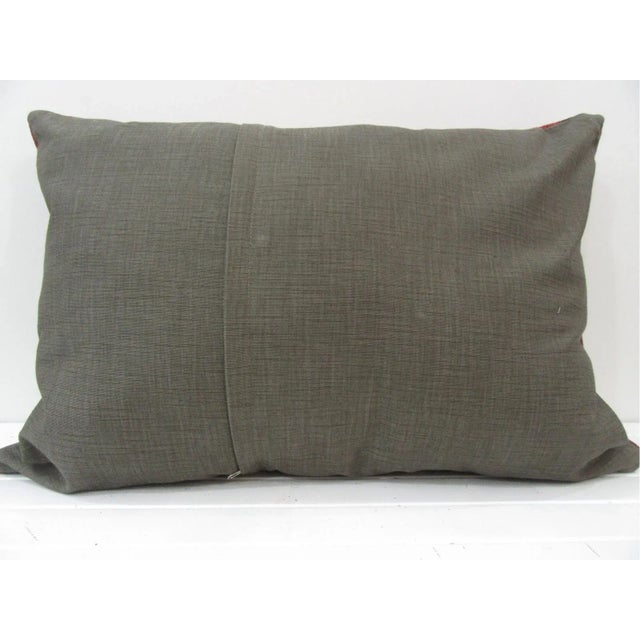 Contemporary Handmade Turkish Kilim Pillow Cover For Sale - Image 3 of 4