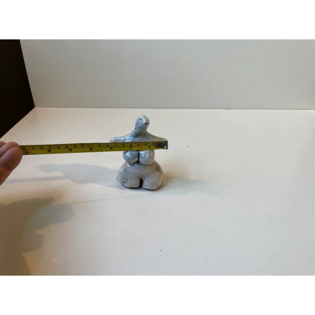 Vintage Surreal Ceramic Female Figurine in the style of Åke Holm, 1970s For Sale - Image 10 of 12