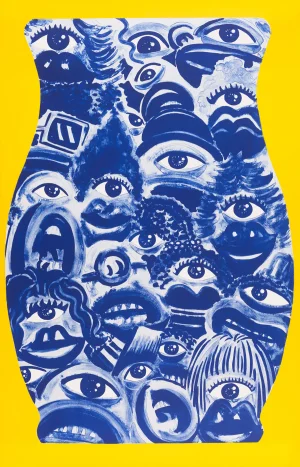 Hervé Di Rosa, René Azulejo, 2018, Lithograph