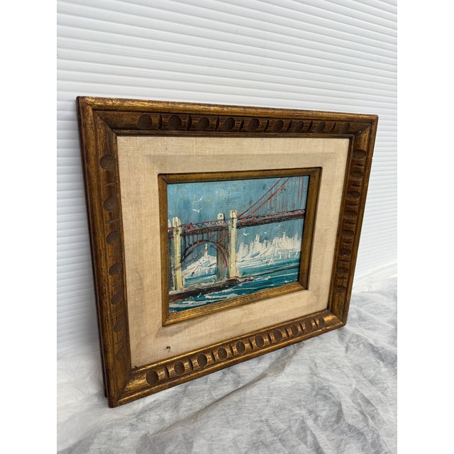 Absolutely beautiful mid century oil painting by renowned artist John Leonard Checkly (1922-1991). This painting features...