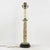 Vintage Hand-Painted Candlestick Lamp With Chinoiserie Floral and Bamboo Motif For Sale - Image 11 of 11