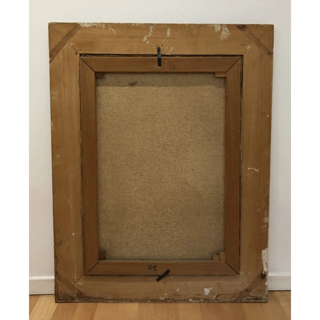 Alberto Cecconi, Woman with a Basket of Apples, Oil on Canvas, 1960s, Framed For Sale - Image 11 of 12