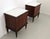 Black Walnut Nightstands with Marble Tops attributed to Paolo Buffa, 1950s, Set of 2 For Sale - Image 6 of 14