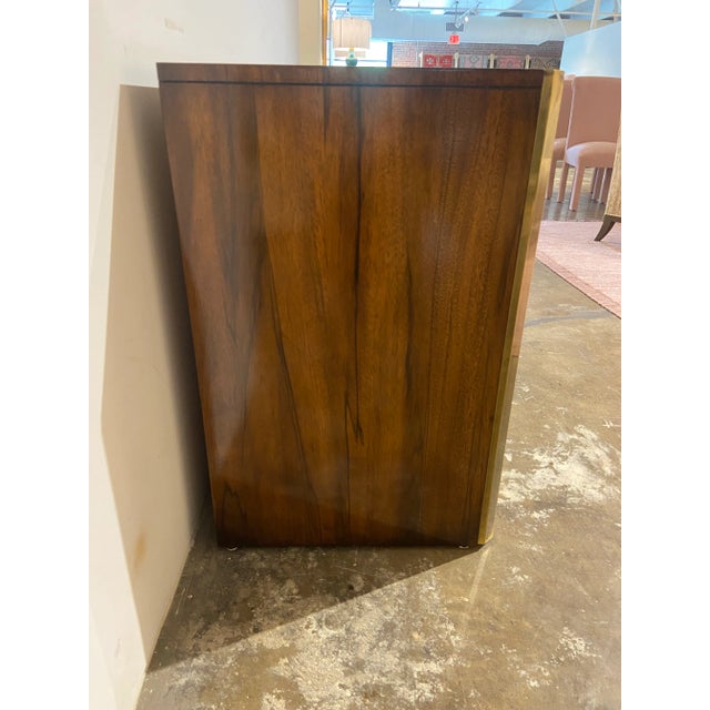 Wood Postmodern Mastercraft Triple Dresser With Ebony Inlay For Sale - Image 7 of 9