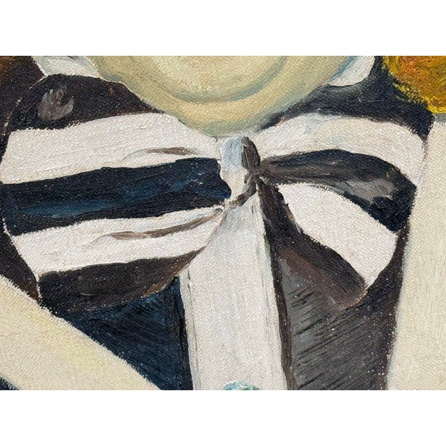 Alexander Borisoff Sascha Oil on Canvas, Framed For Sale In San Francisco - Image 6 of 12