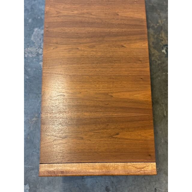 1960's Walnut and Caned Lane Altavista Coffee Table For Sale - Image 11 of 13
