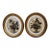 1970s Pair of Ethan Allen Vintage Botanical Prints in Gorgeous Oval Frames For Sale