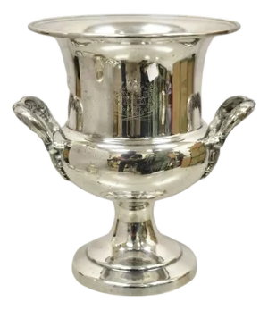 Late 20th Century All State World Series Challenge 82 Baseball Silver Plated Trophy Cup Ice Bucket