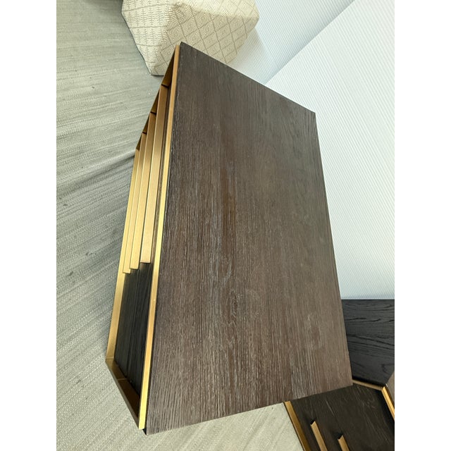 Restoration Hardware Closed Calvin Nightstands, Pair For Sale - Image 9 of 12