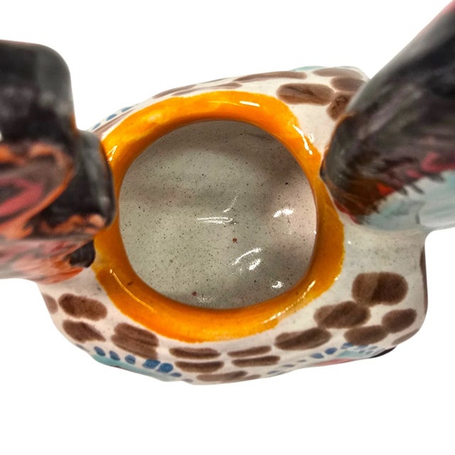 Vintage De Simone Italian Ceramic Horse Figurine Planter - Mid Century Pottery For Sale - Image 10 of 12
