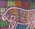 Framed Mola Textile From Panama For Sale - Image 4 of 4