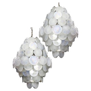 Vintage Italian Murano Chandeliers, 1990, Set of 2 For Sale