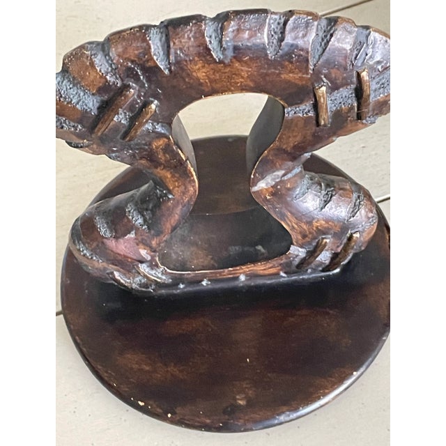 Wood 1980s Exotic Carved Wood Fruit Holder For Sale - Image 7 of 12