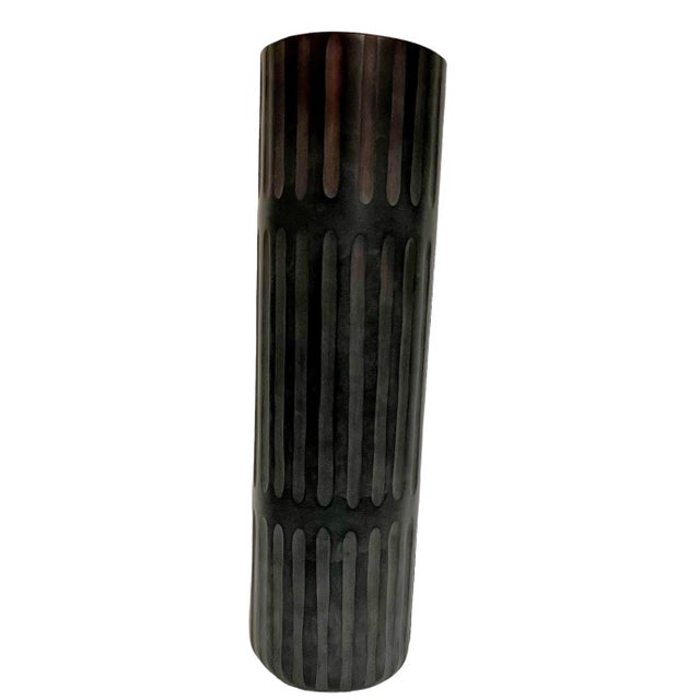 Sergio Constantini, Large Murano Abstract Hand Blown Arcade Glass Sculpture Marcello Panza Vase For Sale - Image 12 of 12