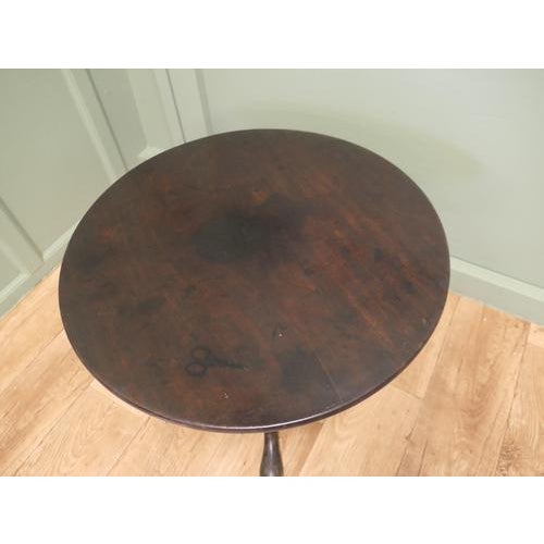 19th Century Antique Georgian Tilt Top Table in Mahogany, 1800 For Sale - Image 5 of 7