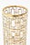 Metal Vintage Imperial Glass 22 Carat Gold Plated Greek Key Overlay Over Vase or Martini Shaker, 1960's For Sale - Image 7 of 13