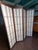 An exceptional, entirely unused archival vintage Japanese four-panel Shoji room divider screen, dating from the late Shōwa...