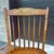 Late 20th Century Vintage L. Hitchcock Rustic Traditional Oak Cane Cut Windsor Stonington Chair For Sale - Image 5 of 12