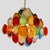 Pulegoso and Sommerso Glass Disc Chandelier from Vistosi, 1980s For Sale - Image 11 of 13