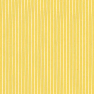 Schumacher Edie Stripe Fabric in Yellow For Sale