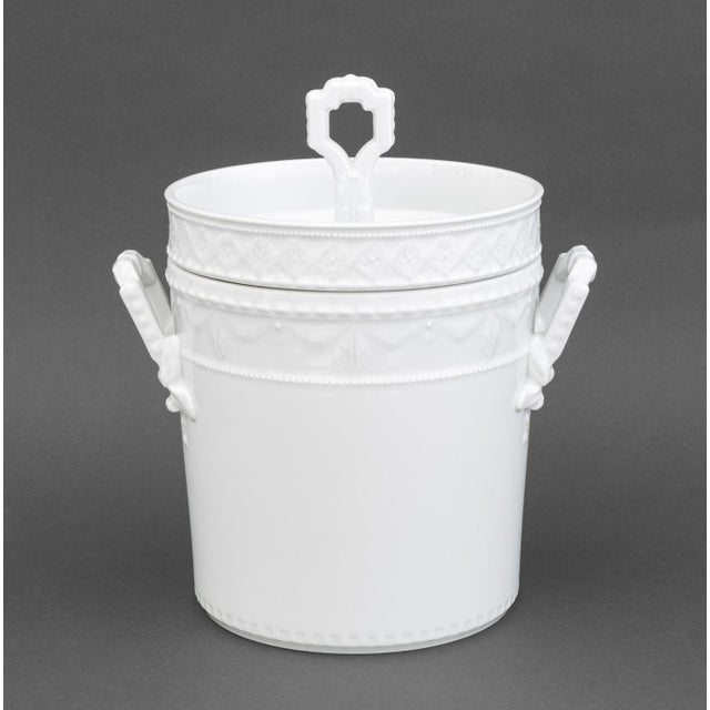 Late 20th Century KPM "Kurland" White Porcelain Ice Buckets, 3 For Sale - Image 5 of 10