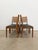 Mid-Century Modern Set of 4 Vintage Mid Century Modern Dining Chairs by Nathan For Sale - Image 3 of 9