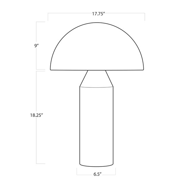 Metal Regina Andrew Apollo Table Lamp, Blackened Iron For Sale - Image 7 of 8