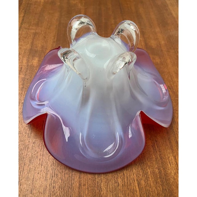 Vintage Italian Murano Glass Bowl For Sale - Image 12 of 18