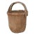 Antique Reed & Bamboo Rustic Basket For Sale